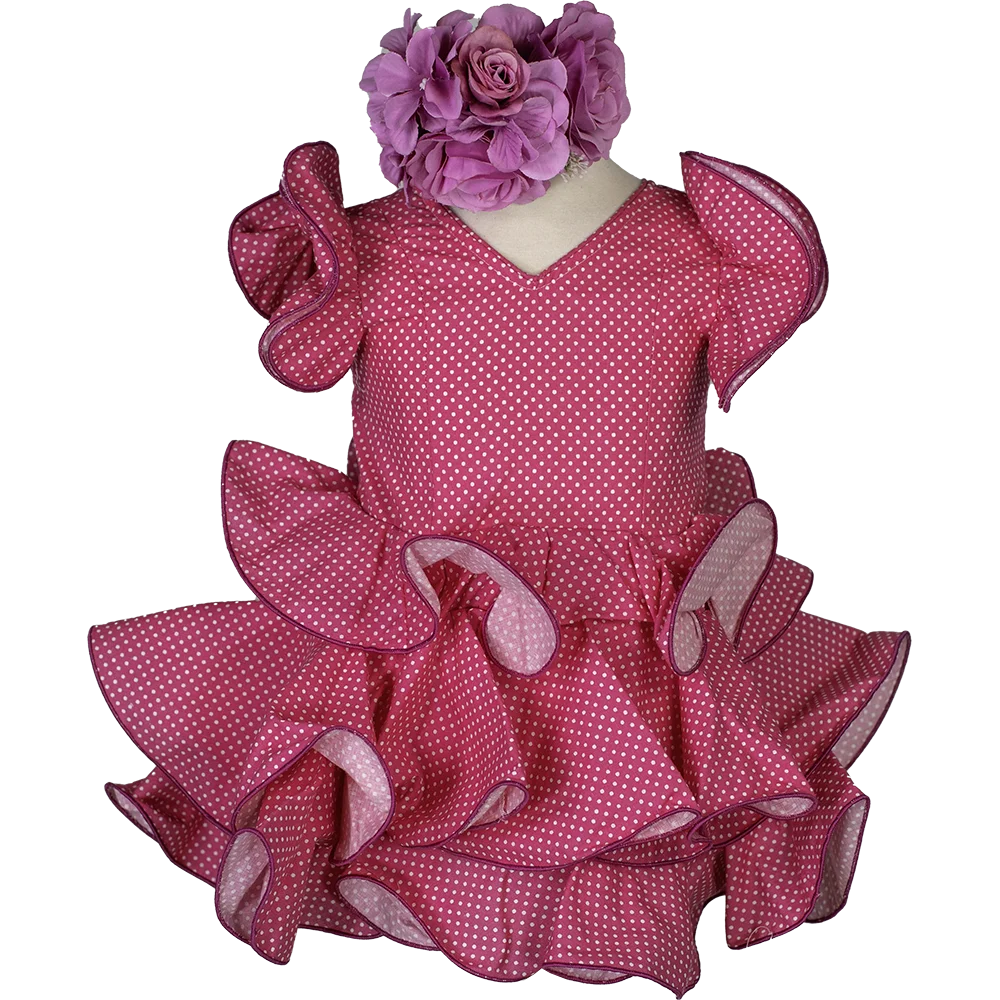 TRAJE DE FLAMENCA: FLORES