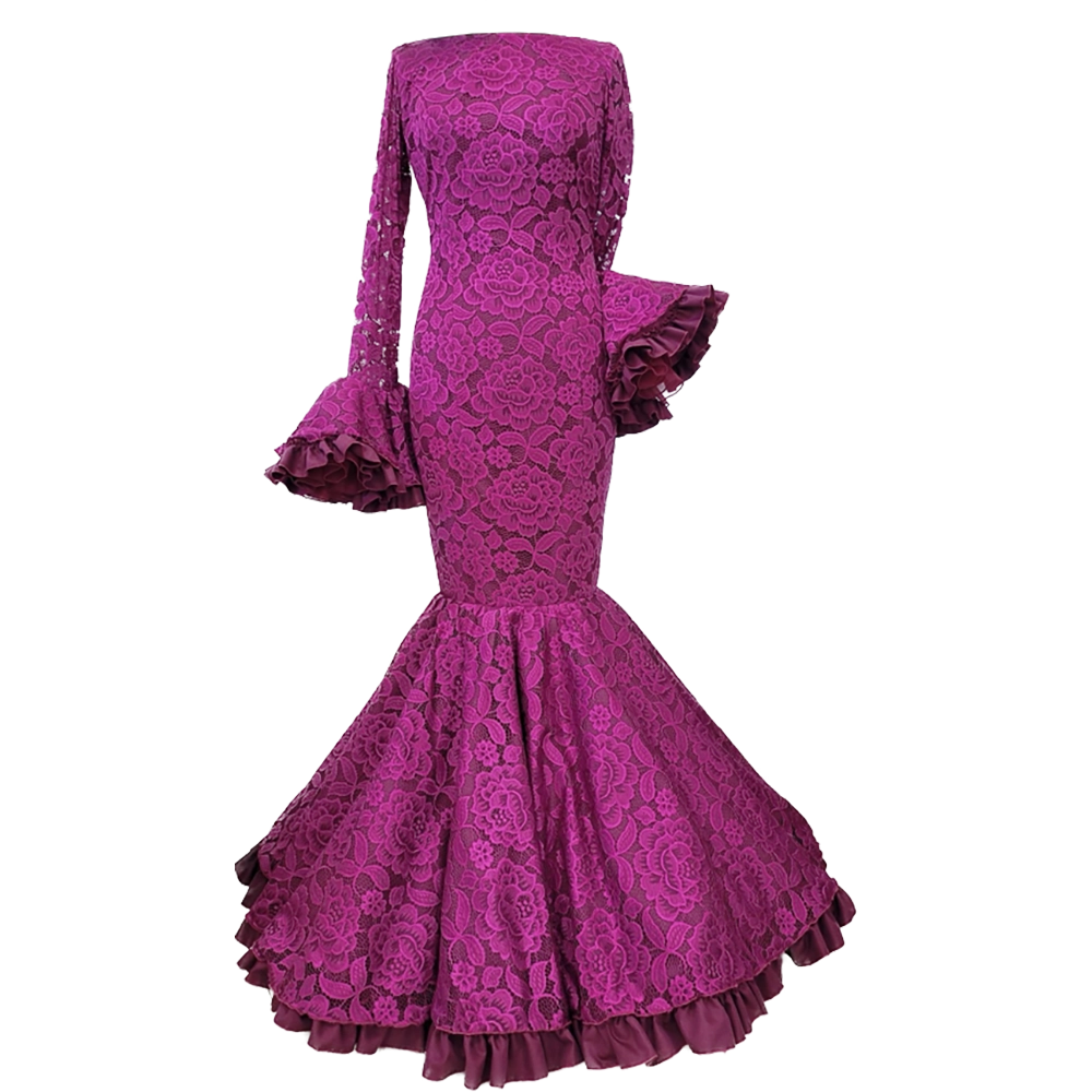 TRAJE DE FLAMENCA: TULIPAN