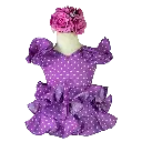 TRAJE DE FLAMENCA: FLORES